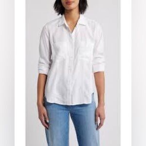 Cloth & Stone Crisp White Shirt